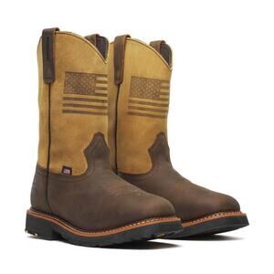 Thorogood Mens 10.5D Tan 11″ Crazy Horse Western Work Boots Waterproof BR12-9